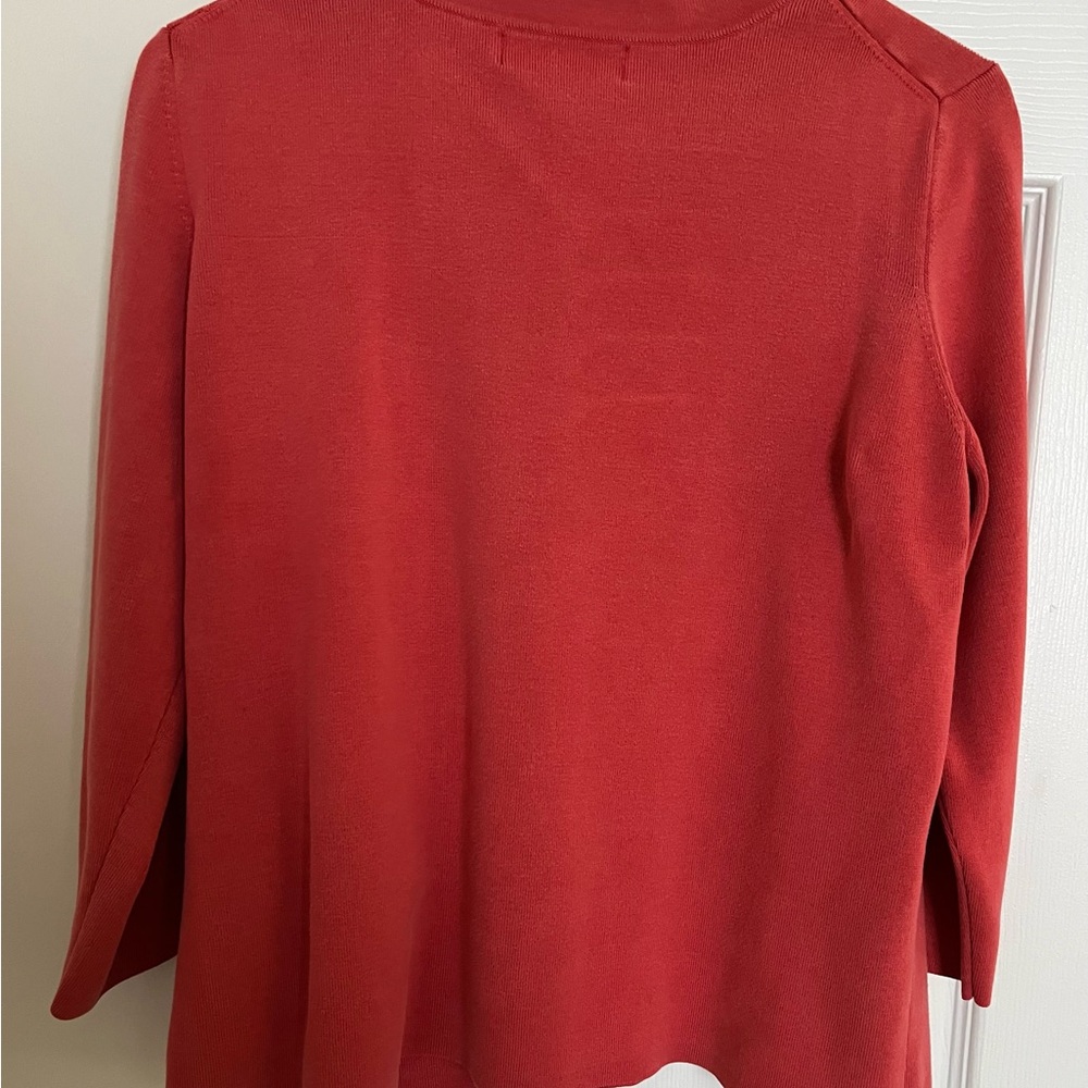 Casual Corner Coral Women's Sweater 75 percent Silk - Picture 3 of 5